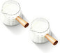 YARRAMATE 6oz Glass Espresso Measuring Cups, 2 Pack by YARRAMATE
