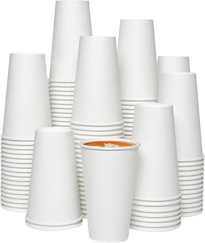 JOLLY CHEF 16 oz Disposable Coffee Cups 210 Pack | Hot Beverage Paper Cups by JOLLYCHEF
