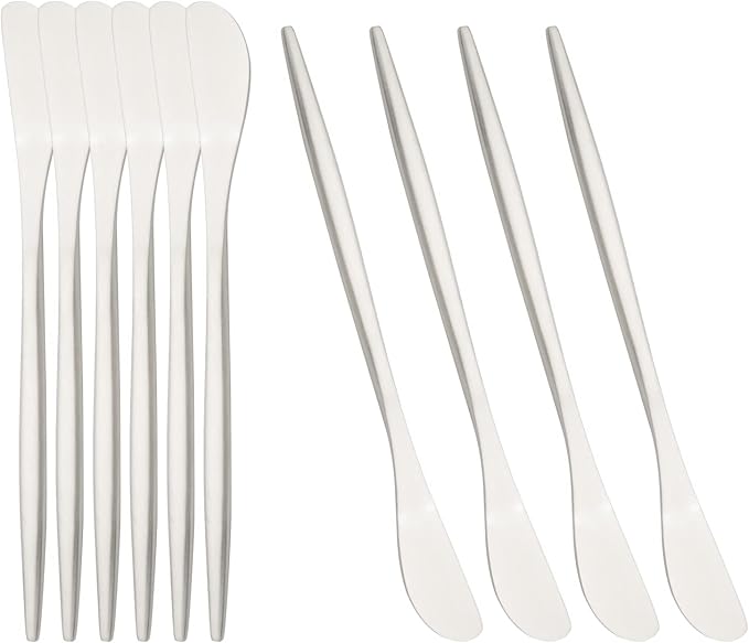 10 Pack Silver Cheese Spreader Knife, Uniturcky Stainless Steel Butter Spreader by Uniturcky