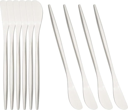 10 Pack Silver Cheese Spreader Knife, Uniturcky Stainless Steel Butter Spreader by Uniturcky