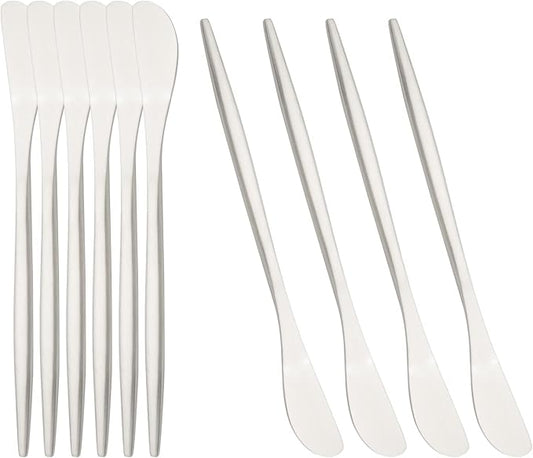 10 Pack Silver Cheese Spreader Knife, Uniturcky Stainless Steel Butter Spreader by Uniturcky