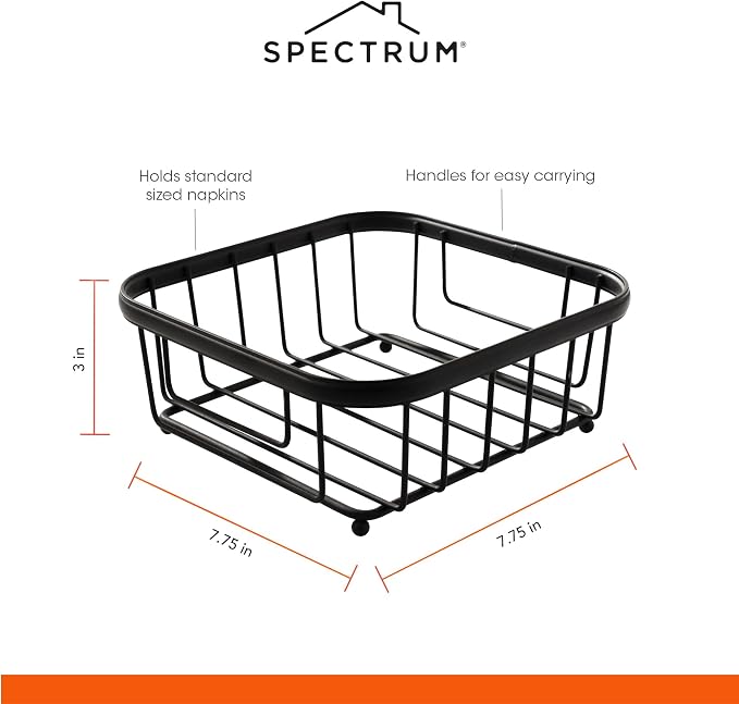 Spectrum Ashley Flat Napkin Holder Basket - Image 6