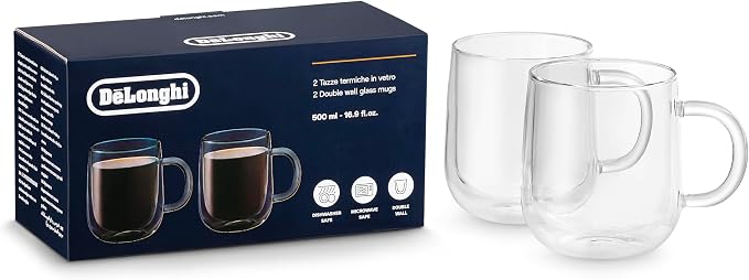 De'Longhi Double Wall Glass Mug by Unknown