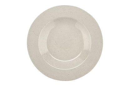 G.E.T. B-1611-IR-EC Melamine Pasta Bowl with Wide Rim, 16 Ounce, Ironstone (Set of 4)