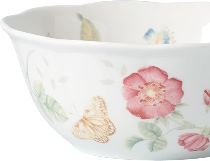 Lenox Butterfly Meadow Large All-Purpose Bowls, Salad Bowl Set - Image 2