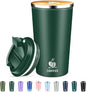 Insulated Travel Coffee Mug Reusable Coffee Tumbler Cup by QEMAUUAHealthyLife