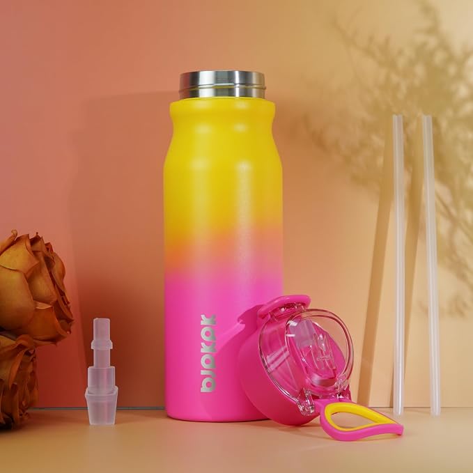 BJPKPK 25 oz Insulated Water Bottle, Stainless Steel Flask | Leak Proof Locking - Image 6