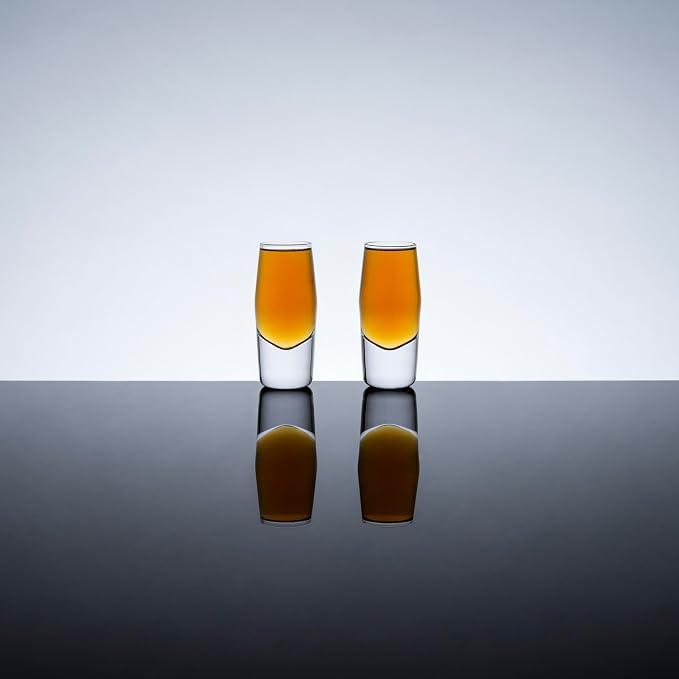 Viski Heavyweight Crystal Shot Glasses Set of 2 - Image 9