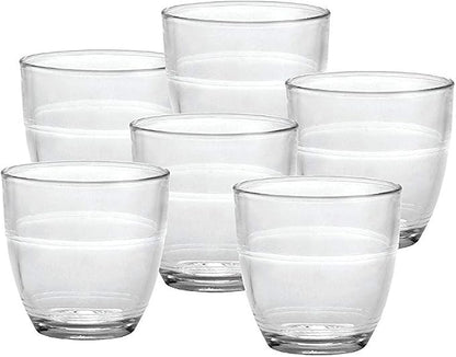 Duralex Made In France Gigogne Glass Tumbler Drinking Glasses, 3.13 ounce by DuralexMadeInFrance