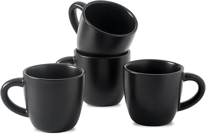 HASENSE 7OZ Espresso Cups, Ceramic Cappuccino Cups Set of 4 by Hasense