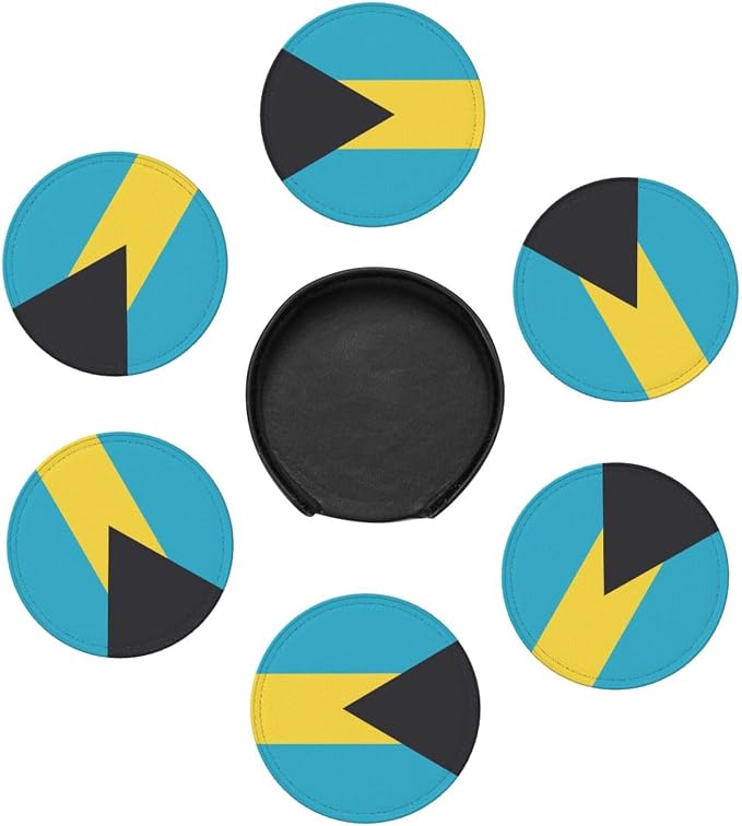 Bahamas Flag Coasters for Drinks - Image 7