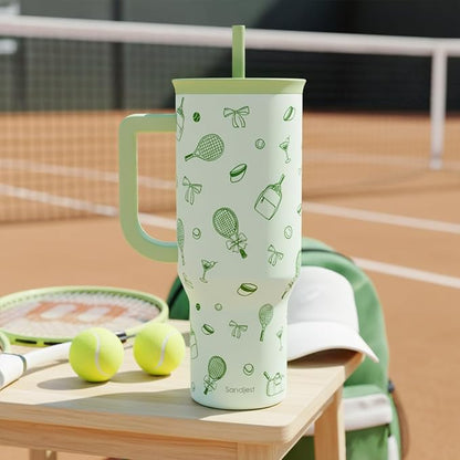 SANDJEST Tennis 40oz Tumbler - Image 7