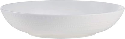 Mikasa Annabelle Bone China 40-Piece Dinnerware Set, Service for 8, Lightweight and Chip-Resistant White Porcelain with Elegant Design