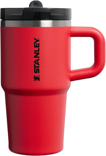 STANLEY Quencher ProTour Flipstraw Tumbler, 20 oz, Chili Black | Built-In Straw by Unknown