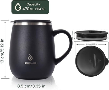 Ideus 16 oz Insulated Coffee Mug - Image 3