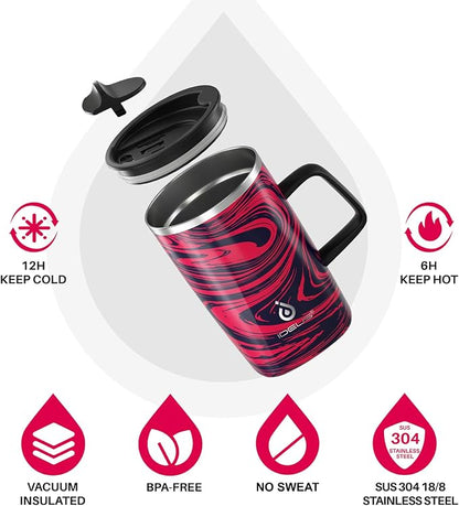 Ideus 16 oz Insulated Stainless Steel Coffee Mug - Image 2