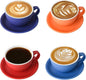 Yundu Ceramics Latte Cup and Saucer - 10 oz by YunduHome
