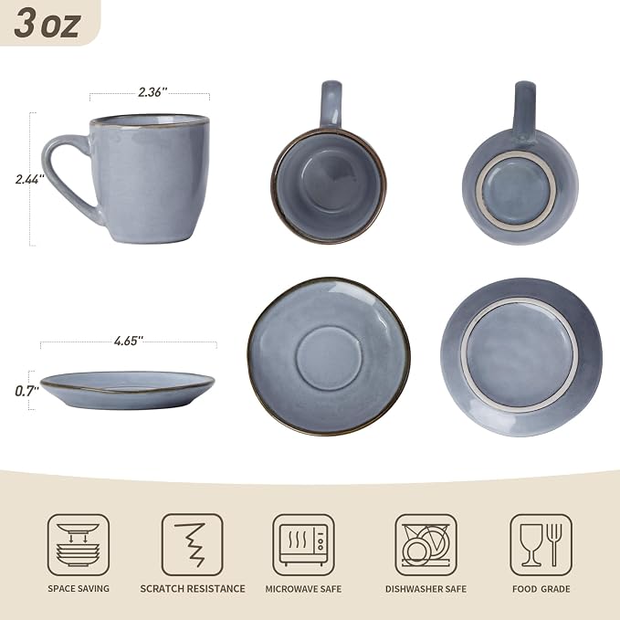 famiware Ocean Espresso Cups - Image 4