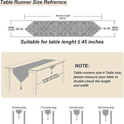 Luxury Table Runner Chenille Jacquard - Image 2