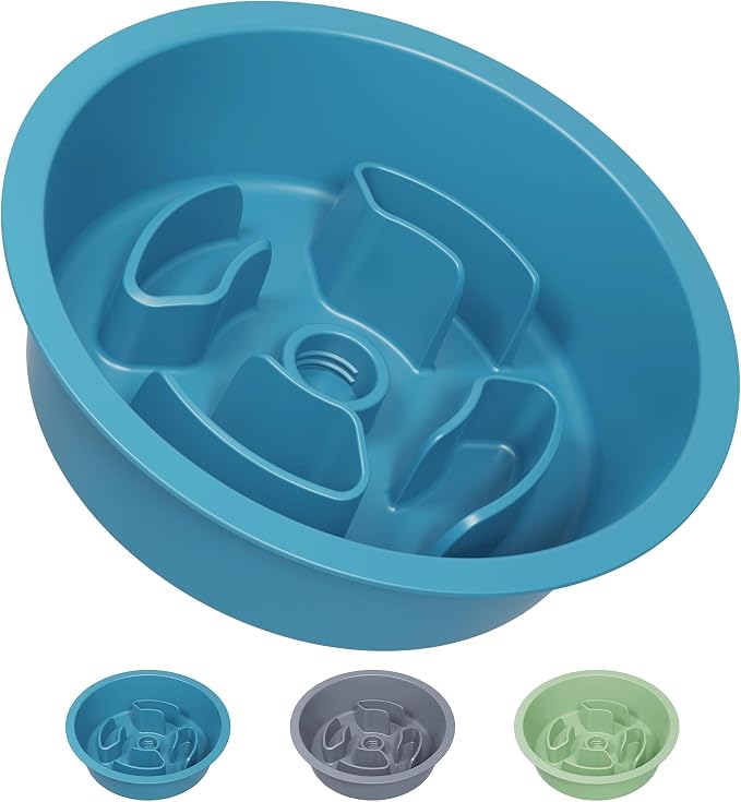 AVERYDAY Slow Feeder Dog Bowls for Medium Breeds Fits Raised Feeding Station by YourAveryDay