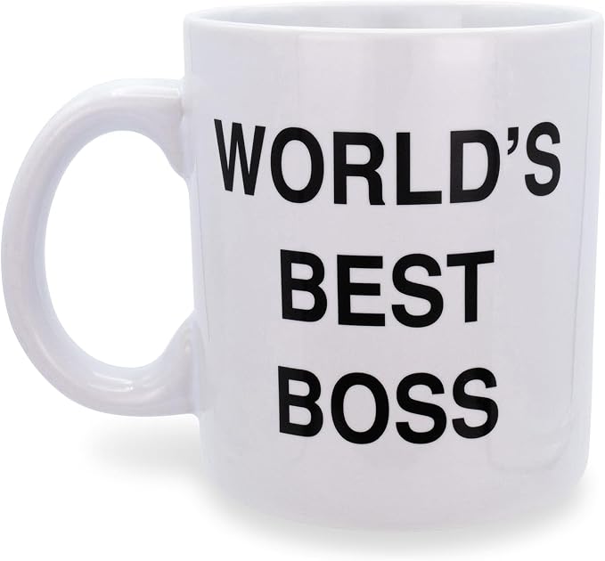 Toynk The Office Dunder Mifflin World's Best Boss Ceramic Mug | Coffee Cup by Toynk