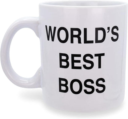 Toynk The Office Dunder Mifflin World's Best Boss Ceramic Mug | Coffee Cup by Toynk
