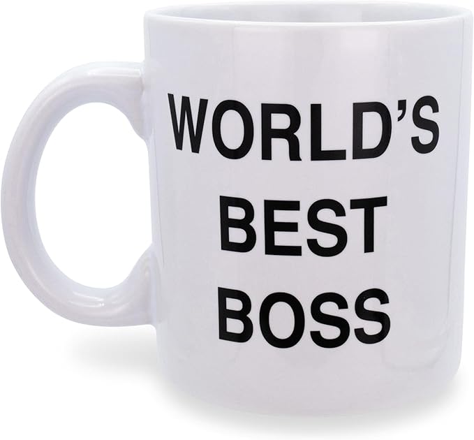 Toynk The Office Dunder Mifflin World's Best Boss Ceramic Mug | Coffee Cup - Image 2