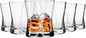 Krosno Whiskey Sour Glasses Old Fashioned Bourbon Cognac Brandy | Set of 6 | 9.8 oz | Cocktails Drinks Water Juice Scotch Irish Liquor Whisky | Made in Europe