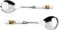 Spode Woodland Salad Servers – 10 Inch Porcelain & Steel Set Featuring Pheasant by Spode