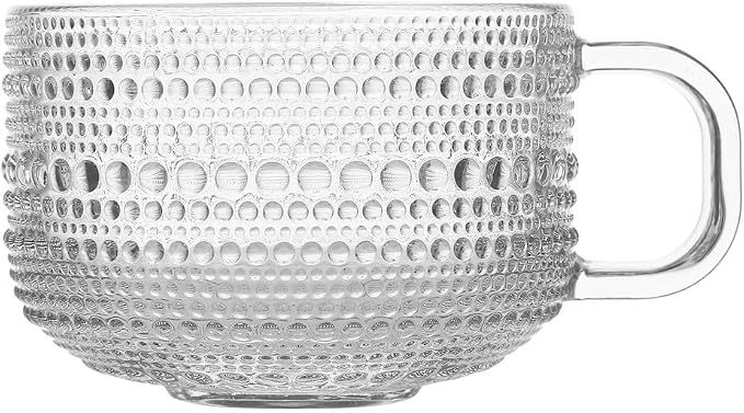 Fortessa Jupiter Glass, 10 Ounce Tea/Cappuccino Cup by Unknown