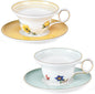 KAMMAK Tea Cups Set of 2, Ceramic Floral Pattern Demitasse Cup | Porcelain by KAMMAK