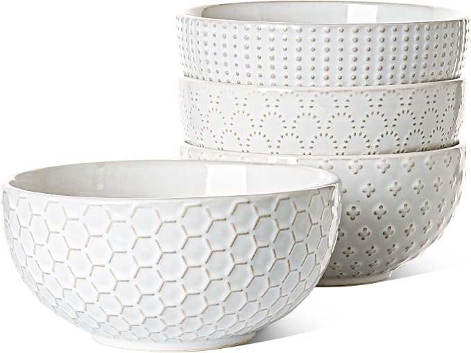 LE TAUCI Large Soup Bowl 42 OZ, Ceramic Kitchen Bowl Set by LETAUCI
