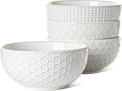 LE TAUCI Large Soup Bowl 42 OZ, Ceramic Kitchen Bowl Set by LETAUCI