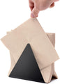 Self-Adjusting Napkin Holder – Compact Black Metal Dispenser by xympo