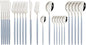 JASHII Flatware Set 24 Piece, Stainless Steel Silverware Set, Macaron Small by JASHII