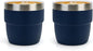 Zenbo 4 oz Espresso/Coffee Cups, Ceramic-Lined Double Wall Vacuum Insulated by Zenbo