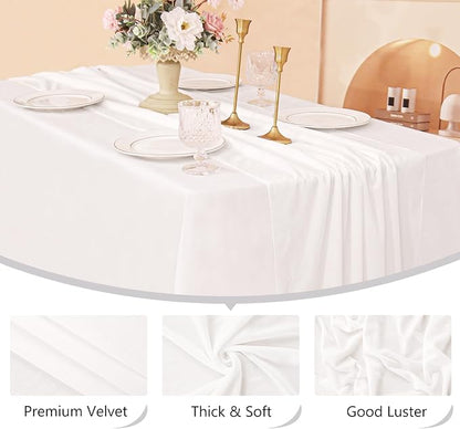 Velvet Table Runner 20 x 120 Inches 10ft Luxurious Thick Soft Velvet Christmas - Image 3