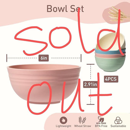 Greenual Salad Bowls Wooden Salad Bowl Set Large Bowls for Serving, Handmade with Serving Utensils Olive Green