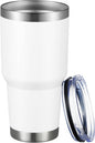 MEWAY 30oz Tumbler Double Wall Vacuum Insulated Travel Mug, Stainless Steel by MEWAY