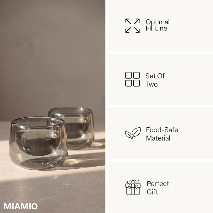 MIAMIO - Coffee Glasses/Double-Walled Glasses Set - Lagoa | Double-walled - Image 7