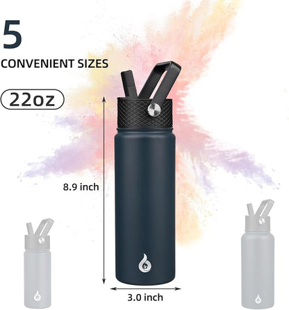 BJPKPK 22oz Insulated Water Bottle - Image 4