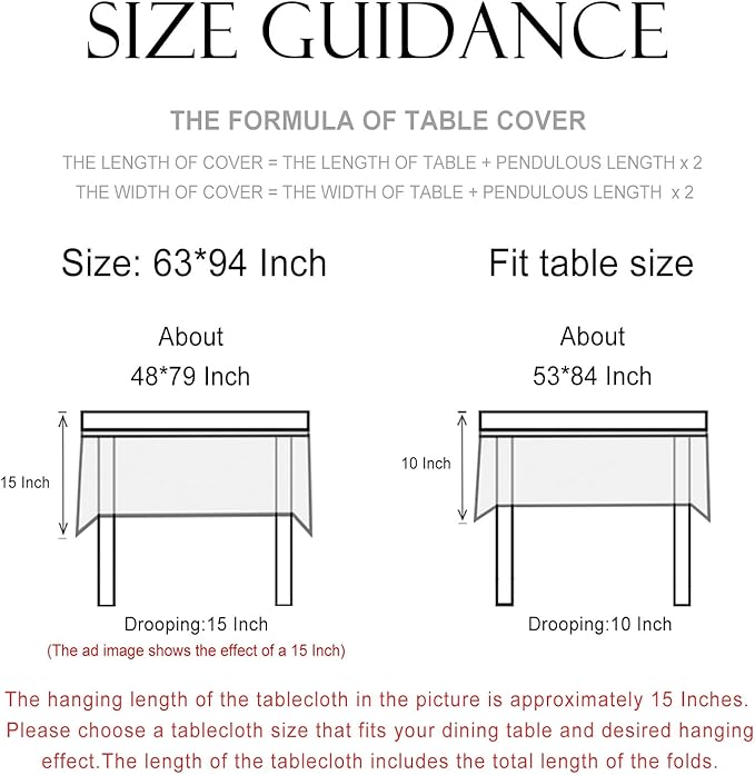 patdrea Designer Vintage Cyan Long Tablecloth for Rectangle Table,Linen Ancient Castle and Manor Pattern Tablecloths,Table Cover Decor for Kitchen Dining Christmas,Thanksgiving,63"x94"-Lucerne a