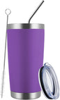 MEWAY 20oz Tumbler Cup Double Wall Vacuum Insulated Travel Mug Bulk, Stainless by MEWAY