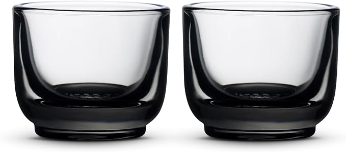 Fellow Pirch Espresso Shot Glasses 3.5 oz, Weighted Thick Glass | Demitasse Cups by Unknown