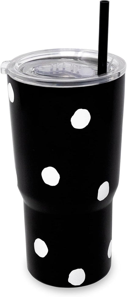 kate spade new york 20 oz Insulated Tumbler, Enchanted Dot | Stainless Steel Cup - Image 2