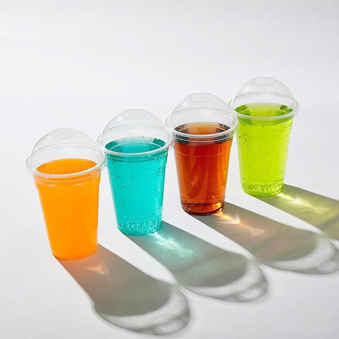 100 PACK 16 oz Clear Plastic Cups - Image 7