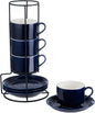 YOLIFE 8oz Porcelain Stackable Cappuccino Cups by YOLIFE