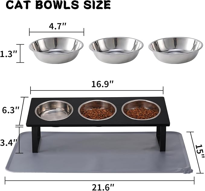 Summark Upgraded Elevated Cat Bowls - Image 5