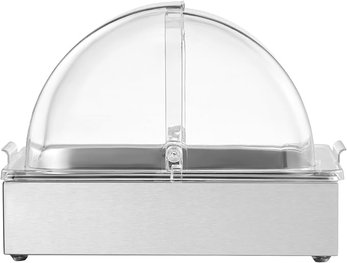 VEVOR Countertop Food Serving Display Container, 1 x 1/2 Pan Stainless Steel - Image 12