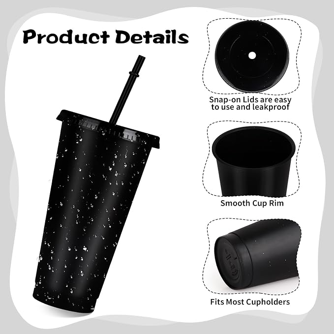 Hxezoc 16-Piece Reusable Cups - Image 6
